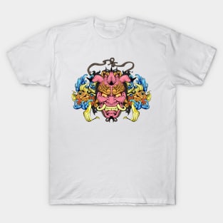 Japanese Art. Japanese Art Style. Japanese Oni. Japanese prints. Japanese Yokai. Asian art. Japanese Oni Mask. Japanese Koi. Asian T-shirt T-Shirt